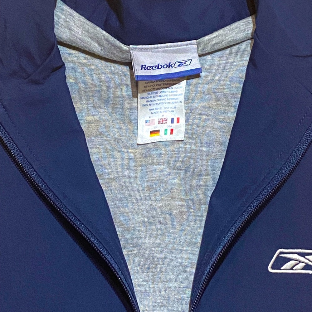 Navy Reebok Jacket - Picture 4 of 5